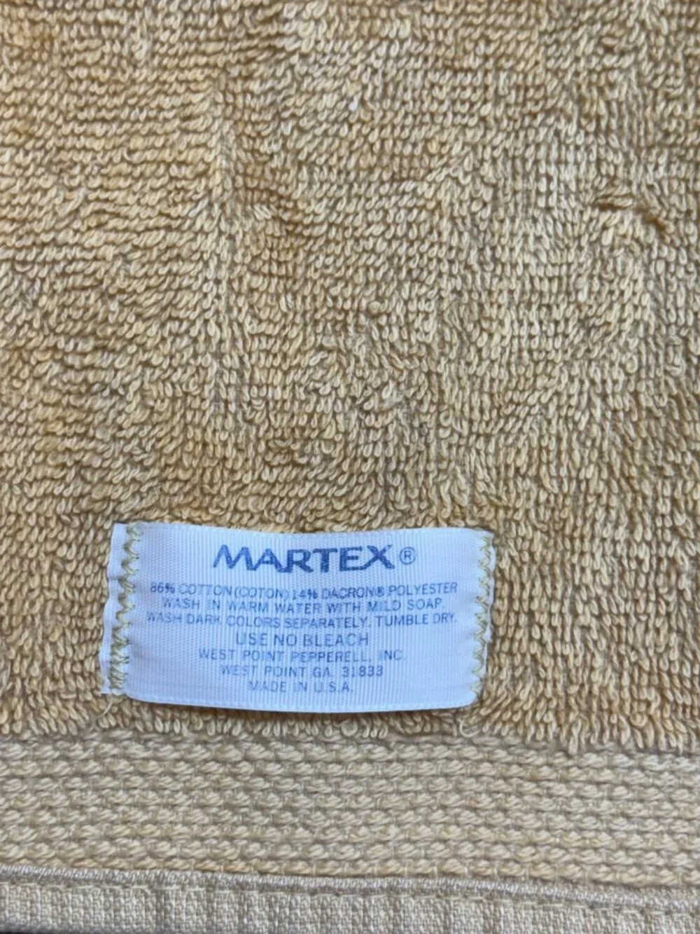 MARTEX Vintage Embroidered Butterfly Towels Lot of 5 MCM Vintage Retro